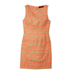 NWT Thakoon shift linen dress pink jute dress 8